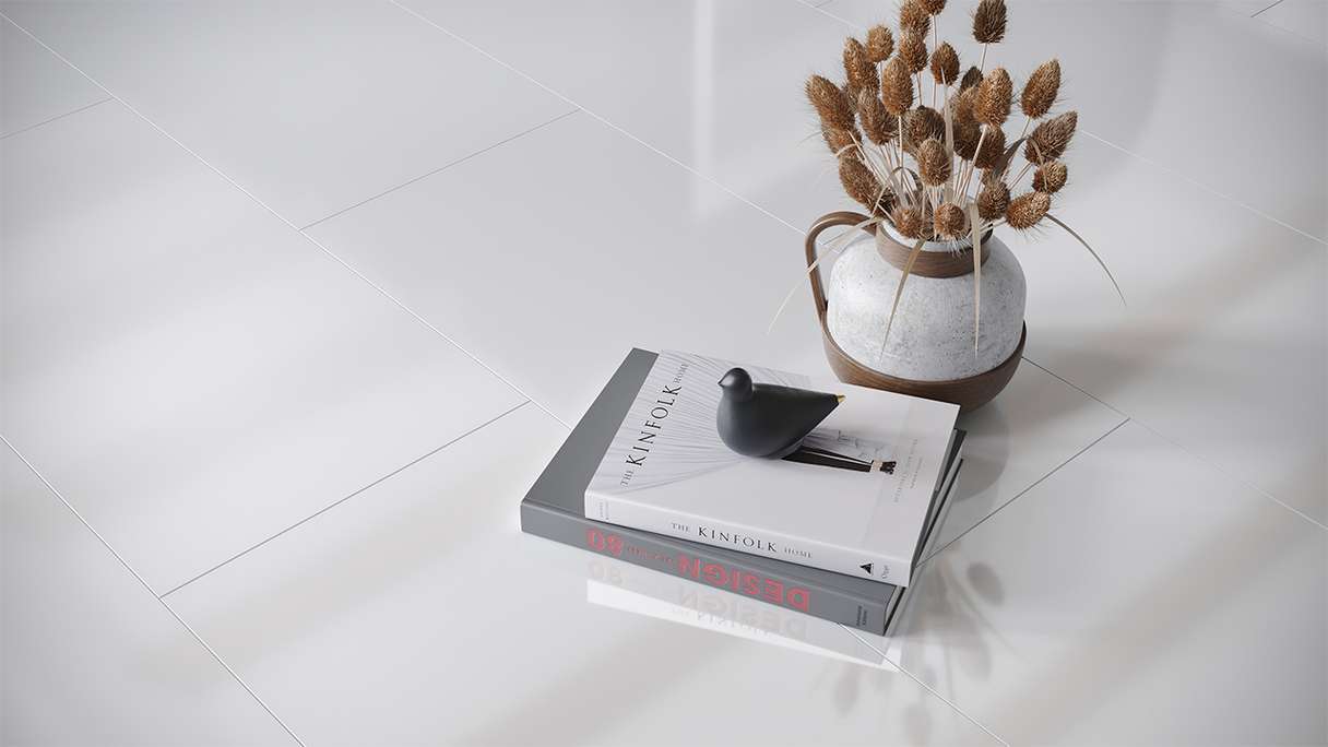 planeo Stratifié - STONE 2.0 Blanc Brillant