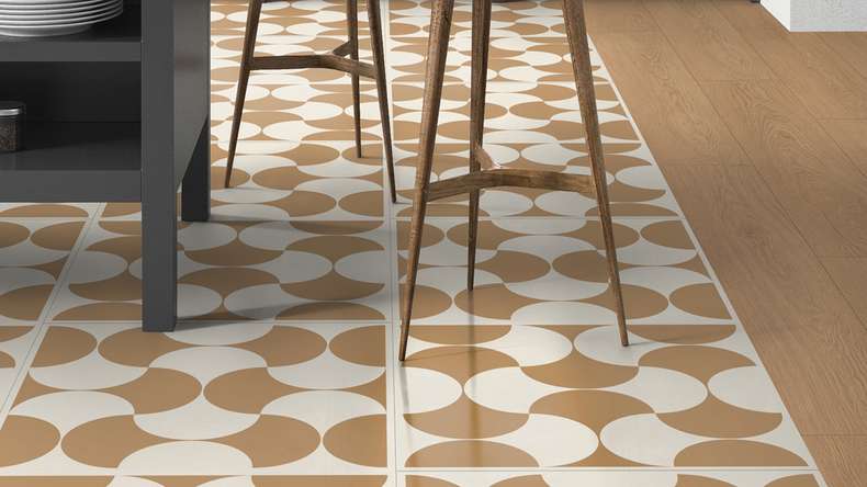 Gerflor vinyle à coller - Creation 55 Luna Amber