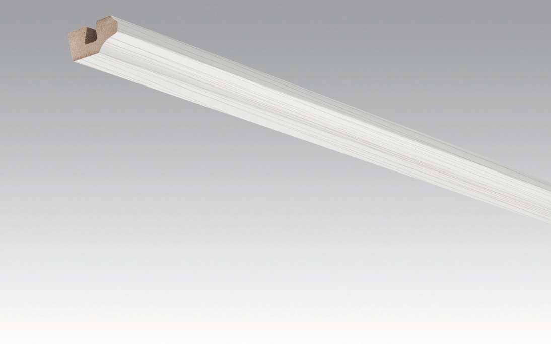 plinthes MEISTER bandes de garniture de plafond argent 4021 - 2380 x 38 x 19 mm