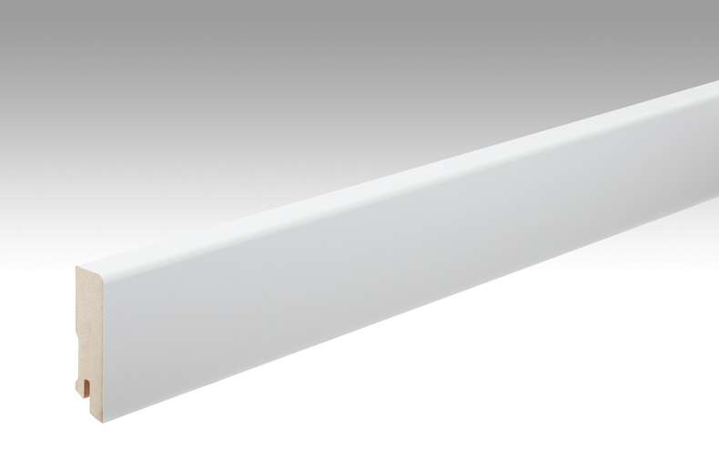 Plinthes MEISTER Uni blanc brillant DF 324 - 2380 x 60 x 16 mm