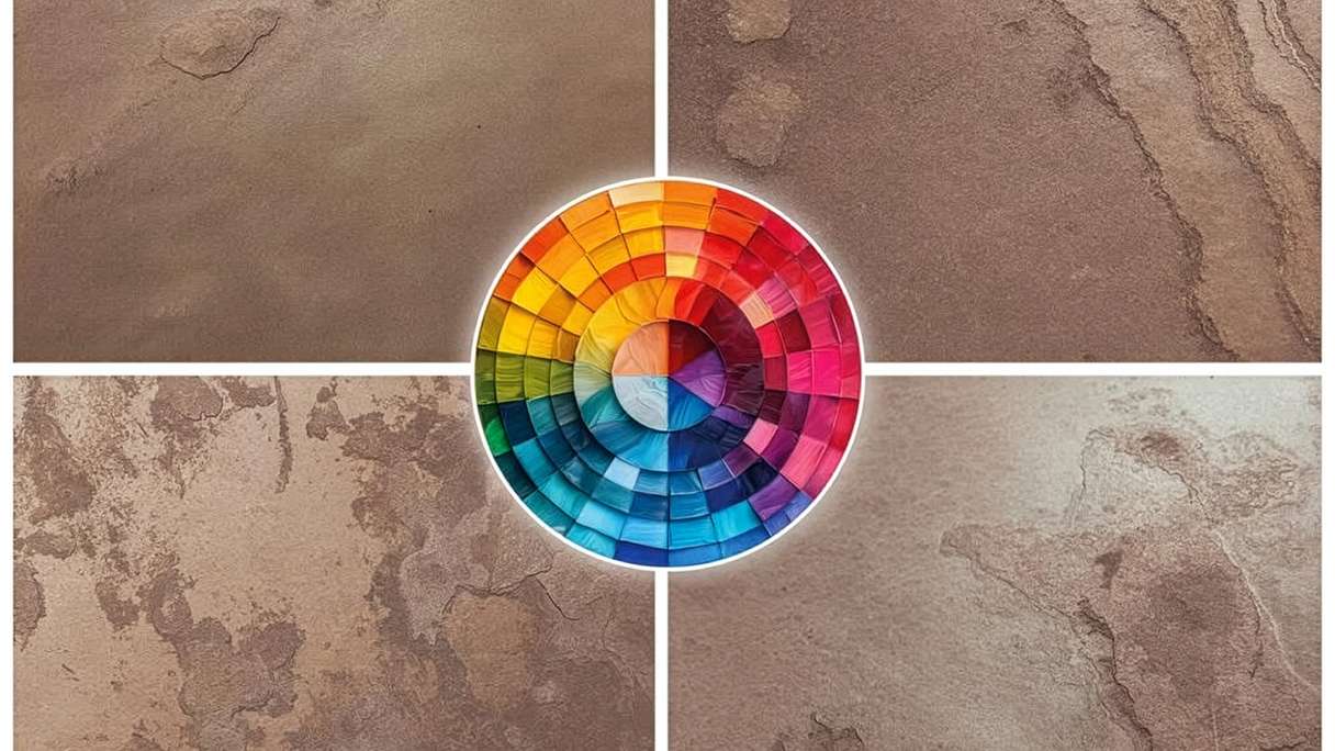 planeo EVOLITH Slate&Stone - revêtement mural en pierre naturelle Ross Clay 1220 x 610 mm
