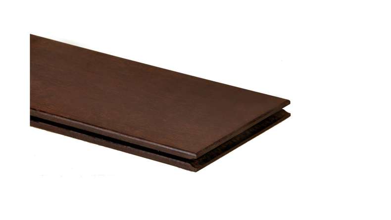 planeo terrasse bois - Bambou foncé lisse/rainuré