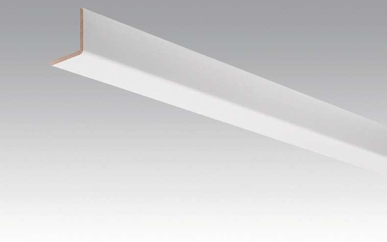Plinthes MEISTER plinthes d'angle Whiteline 4074 - 2380 x 33 x 3,5 mm