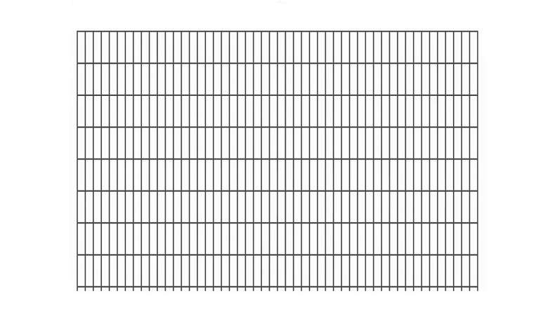 Panneau double fil lourde 8/6/8 - Largeur 2510 mm RAL 7016 anthracite