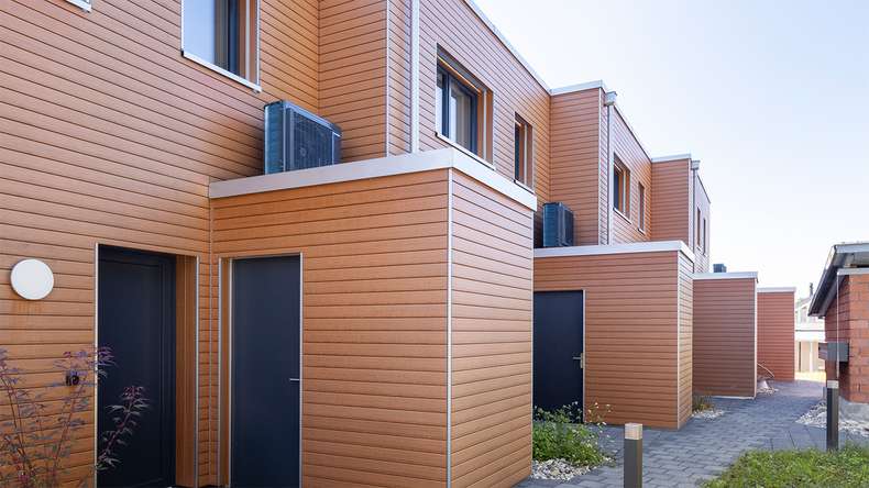 planeo Fassado - bardage composite façade Prime brun ambré