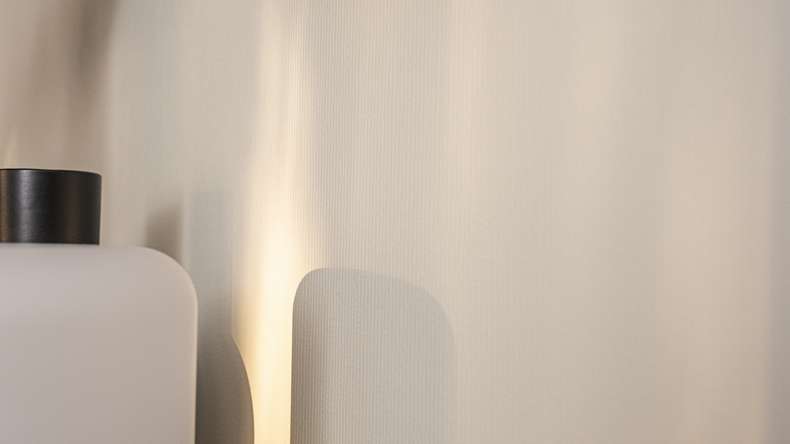 planeo Revêtement mural SPC - CeraRock Tile Stripes Concrete Cream 120 x 60 cm