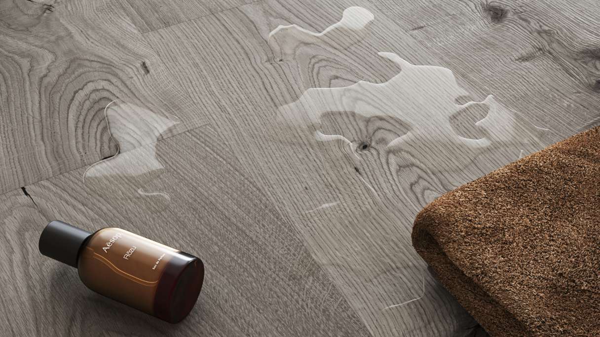 SKAVA rigide Sol PVC clipsable - Home Grey Oak | isolation phonique intégrée (LO-1090)