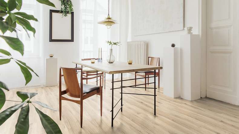 Gerflor Sol PVC clipsable - Virtuo 55 Rigid Acoustic Daintree Natural | isolation phonique intégrée (39091454)