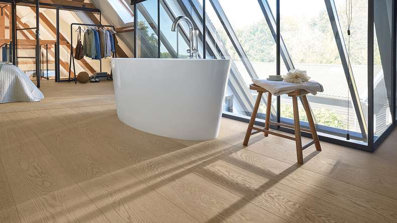 Sol en bois MEISTER Lindura HD 400 - 20224 Chêne naturel gris sable ultra-mat 2200 x 270 x 11 mm (500214-2200270-20224)