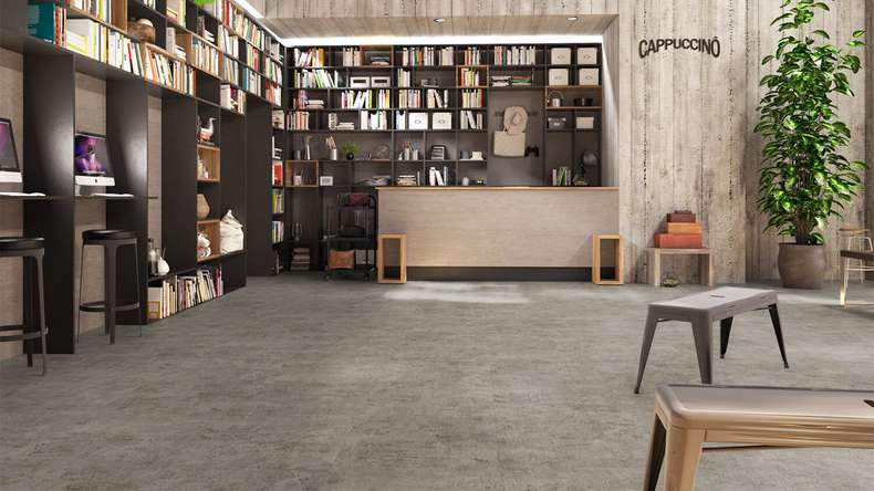 Revêtement de sol industriel Gerflor - Creation 70 Connect Rough Textile Beige (36900062)