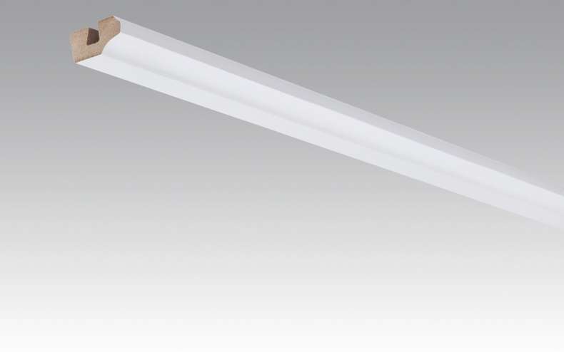 Plinthes MEISTER garniture de plafond blanc à peindre DF 2222 - 2380 x 38 x 19 mm