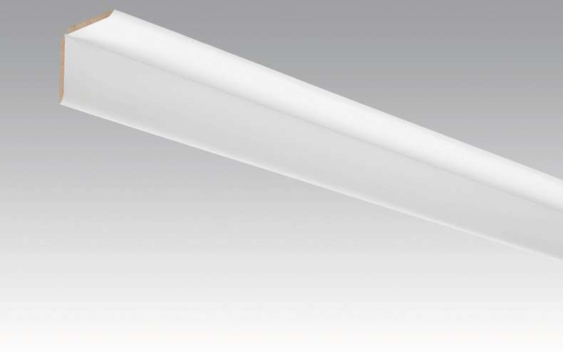 Plinthes MEISTER plissées blanc à peindre DF 2222 - 2380 x 70 x 3,5 mm