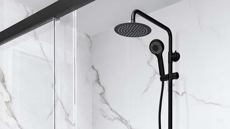 planeo StrongWall - Revêtement mural en plastique XL Trapanesi 260 x 90 cm brillant