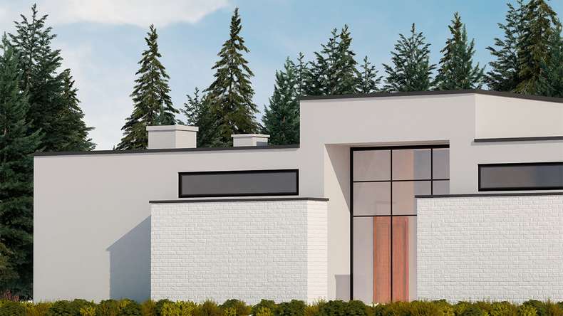 planeo StoneWall Solid Latte de pierre - Carrare