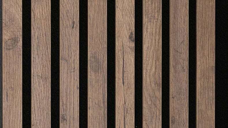 Panneaux acoustiques MEISTER Acoustic Sense - Chêne vieux bois 7032 - 260 x 33 cm