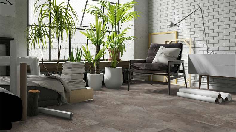 Stratifié planeo - Stone 2.0 Monreal Slate High gloss (FE00612)