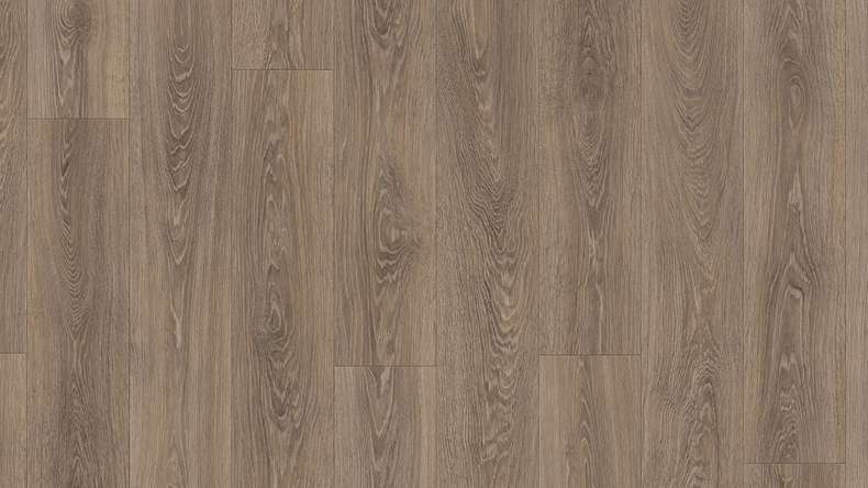 Gerflor vinyle à coller - Creation 55 Charming Oak Smoked | Grain synchronisé