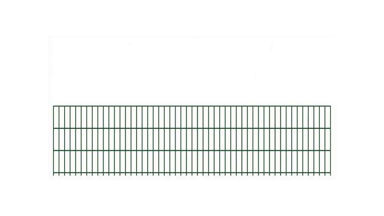 Panneau double fil léger 6/5/6 RAL 6005 vert mousse Hauteur - 630 x 2510 mm