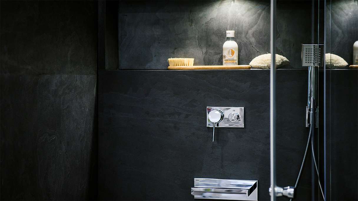 planeo EVOLITH Slate&Stone - Revêtement mural en pierre naturelle Noctis 1220 x 610 mm