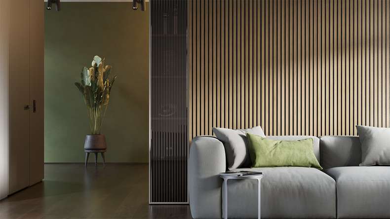 planeo Panneaux acoustiques - chêne naturel - 2400 x 525 x 18mm (PU-A-012)