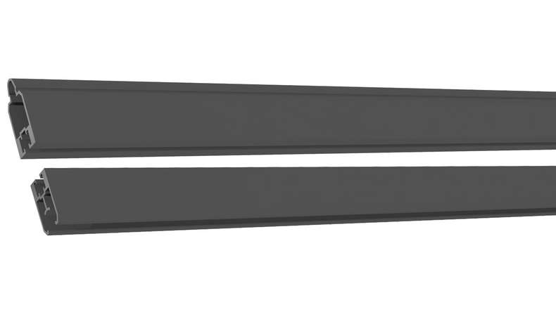 planeo Gardence Strong - Kit de barres d'adaptation 180 cm avec joint à brosse