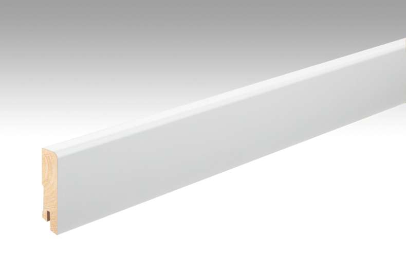Plinthes MEISTER Blanc DF (RAL 9016) 2266 - 2380 x 80 x 18 mm