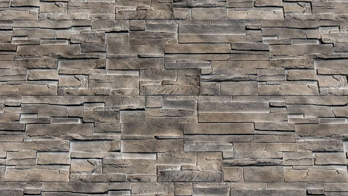 planeo revêtement mural  aspect pierre - NovikStone DS Silex Flint - 1054 x 334 mm