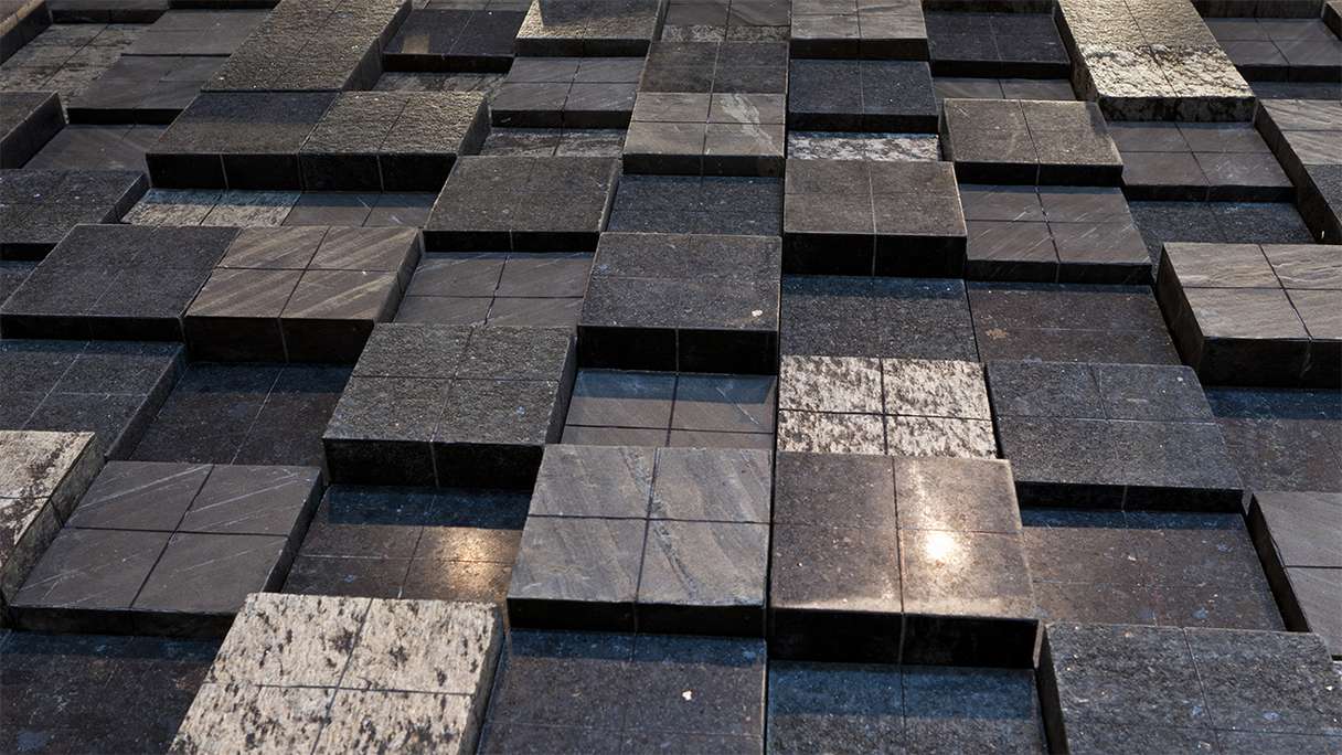 planeo EVOLITH Slate&Stone - Revêtement mural en pierre naturelle Noctis 1220 x 610 mm