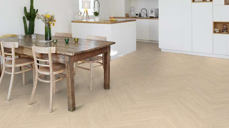 Gerflor vinyle adhésif - Virtuo 55 Glue Down HB Blomma beige | Aspect authentique (39201460)