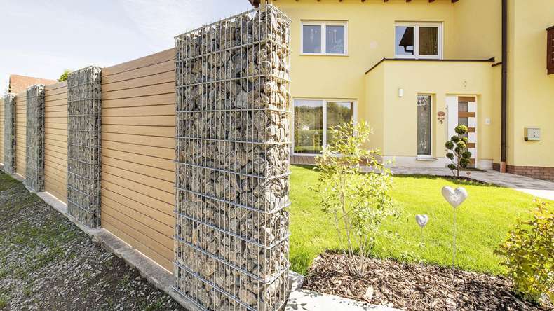 planeo Fassado - bardage façade composite chêne brun petit 4 m