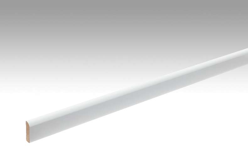 Plinthes MEISTER Uni blanc brillant DF 324 - 2380 x 25 x 6 mm