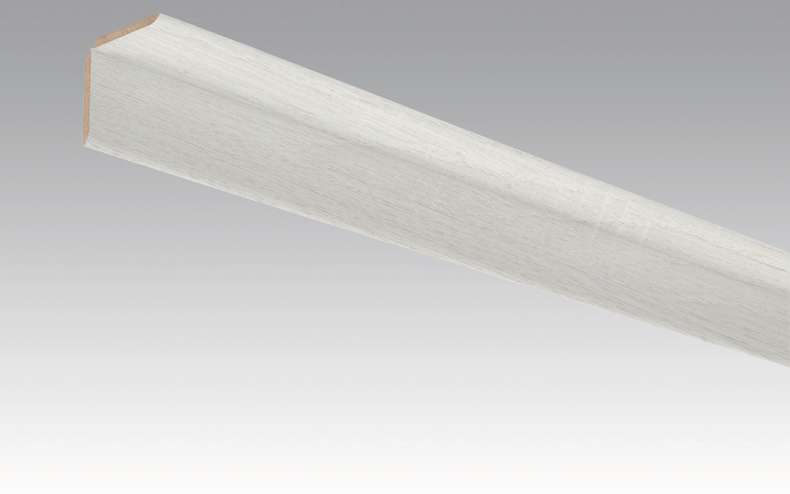 Plinthes MEISTER moulures plissées chêne blanc opaque 4069 - 2380 x 70 x 3,5 mm