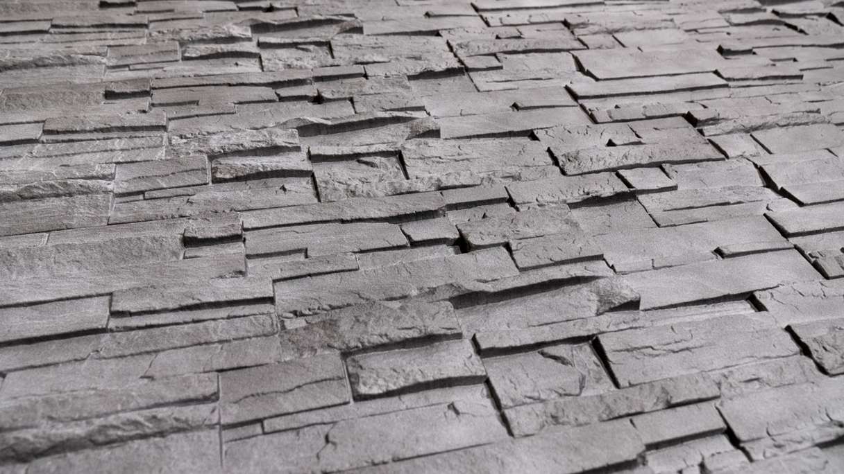 planeo revêtement mural aspect pierre - NovikStone DS Anthracite - 1054 x 334 mm