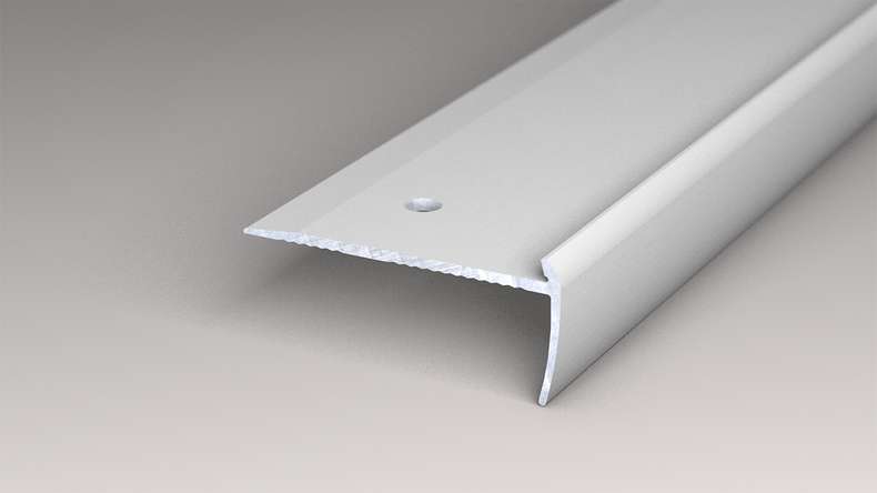 planeo Profilé pour nez de marche 791 Argent 250 cm