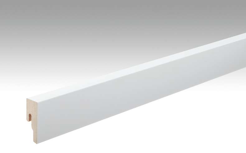Plinthes MEISTER Blanc à peindre DF 2222 - 2380 x 50 x 18 mm