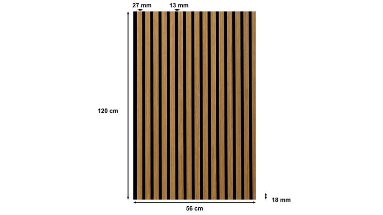 Skaben Panneau acoustique SilentWall - Chêne Naturel Huilé