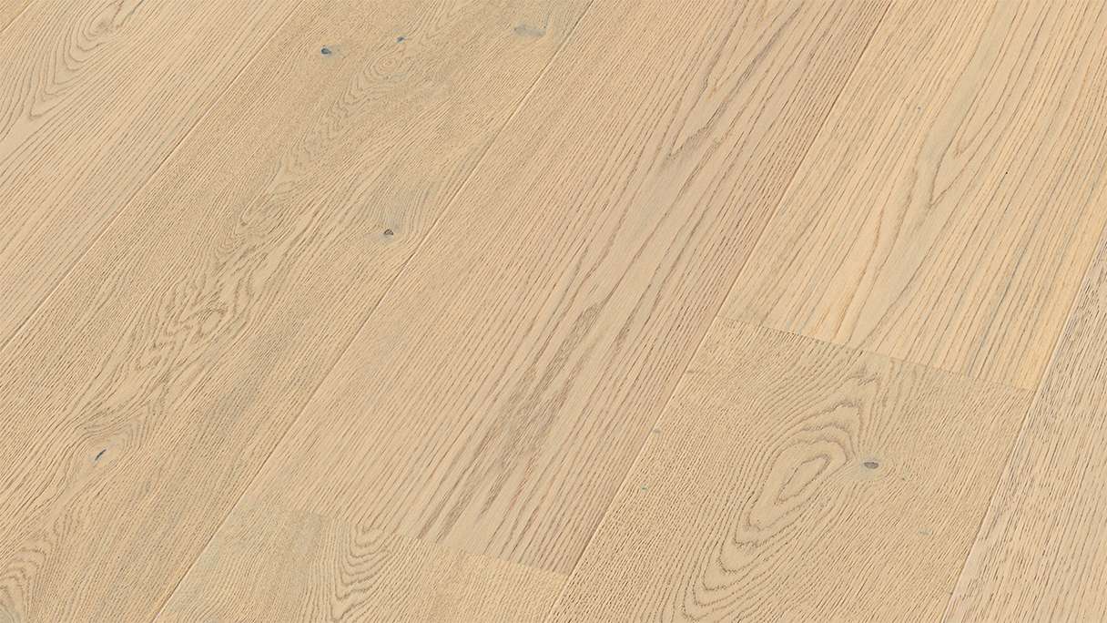 Sol en bois MEISTER Lindura HD 400 - 20228 Chêne animé crème de lait ultra-mat 2200 x 270 x 11 mm (500214-2200270-20228)