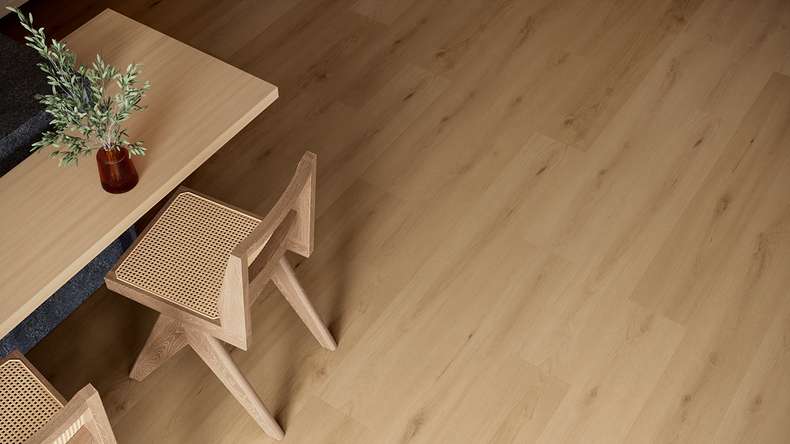 planeo WPC Sol PVC clipsable - PUREtec MAX 70 EIR Pure Golden Oak | Isolation phonique intégrée (RP-A50-7)