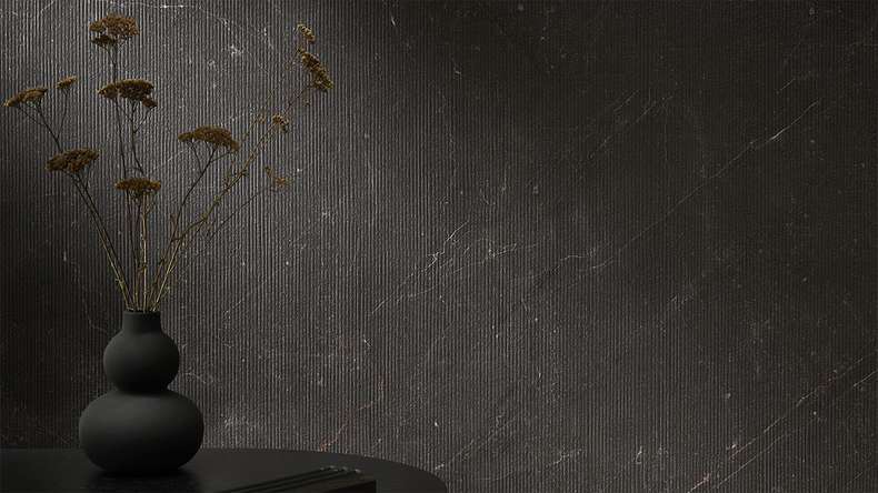 planeo Revêtement mural SPC - CeraRock Tile Stripes Black Slate 120 x 60 cm