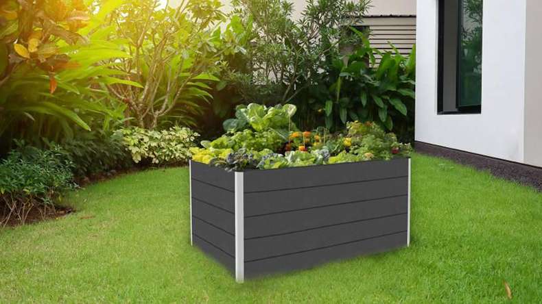 planeo Parterre surélevé BPC anthracite 150 x 70 x 75