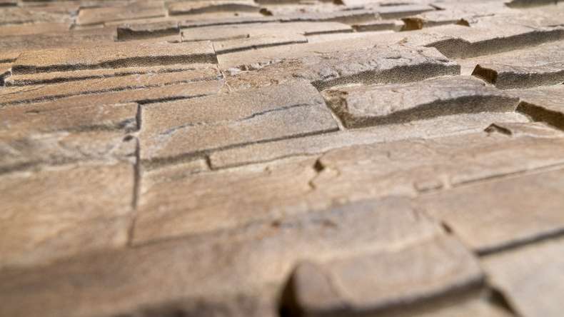 planeo panneau de façade aspect pierre - NoviStone Brownstone 1054 x 334 mm