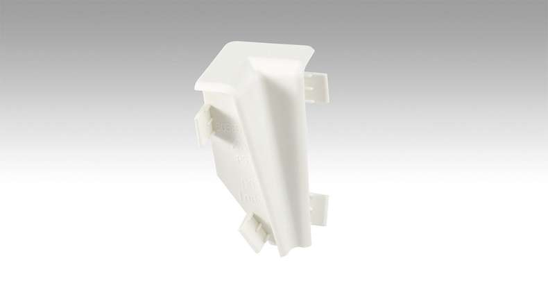 MEISTER Angle intérieur pour plinthe Profil 3 PK 2001 Blanc (800015-01-02001)