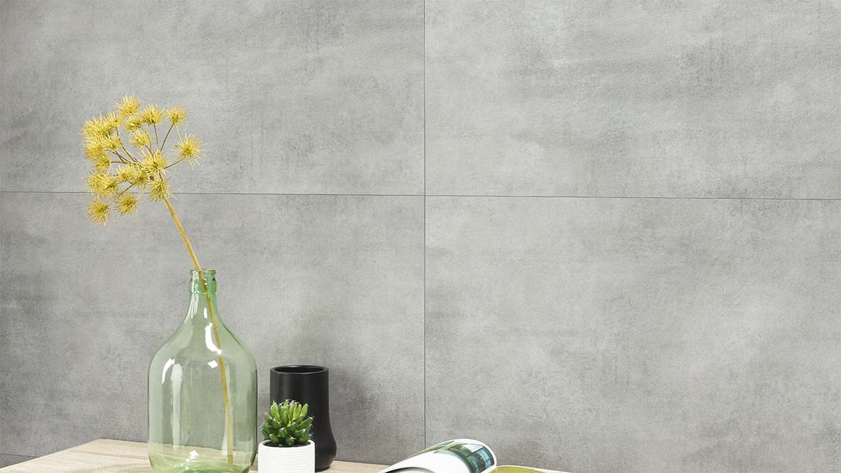 planeo StrongWall - Revêtement mural plastique Concrete 65 x 37,5 cm