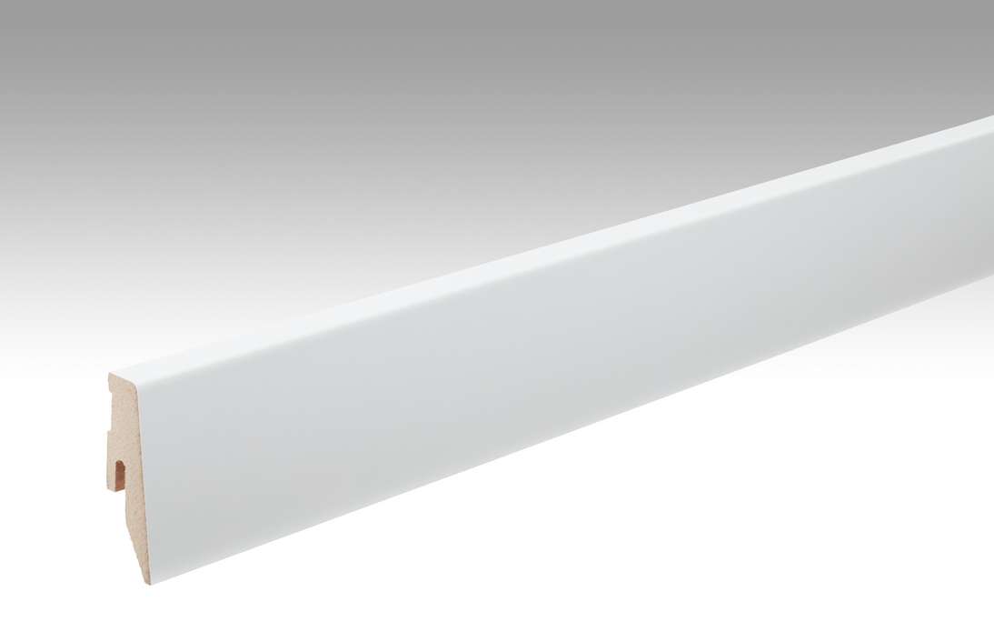 Plinthes MEISTER Uni blanc brillant DF 324 - 2380 x 60 x 20 mm