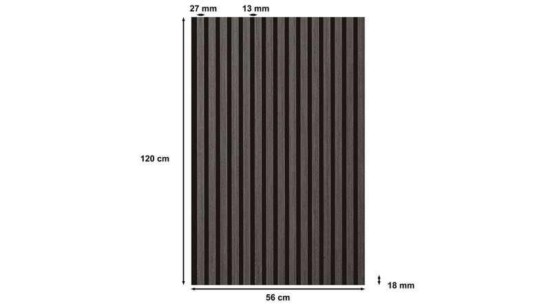 Skaben Panneau acoustique SilentWall - Chêne Naturel Noir