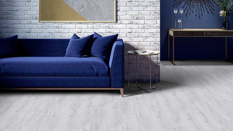 Gerflor vinyle à clic - Senso Premium Rigid Acoustic Sunny white | Isolation phonique intégrée (39470286)