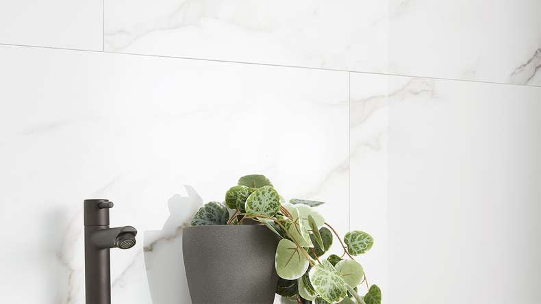 planeo StrongWall - Revêtement mural plastique Trapanesi 65 x 37,5 cm brillant
