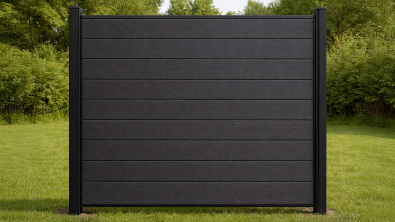 planeo Classic - Clôture à emboîter BPC anthracite