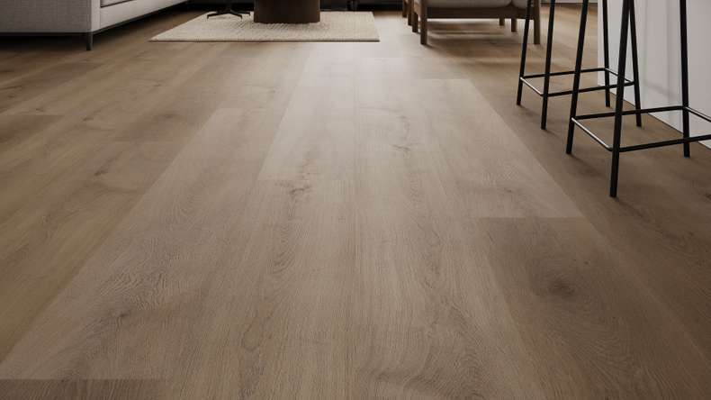 planeo Sol PVC rigide clipsable - Chêne Korfu Plancher XL de 1,82 m de long (P42206U)