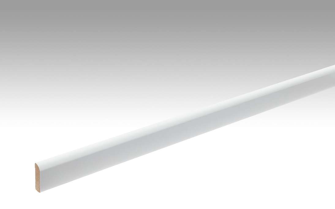 Plinthes MEISTER Uni blanc brillant DF 324 - 2380 x 25 x 6 mm